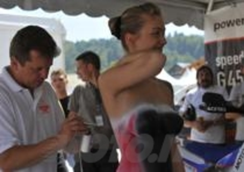 A Garmisch abbiamo apprezzato molto il body painting!