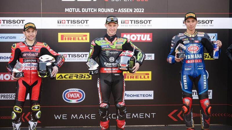 SBK 2022. GP Olanda, ad Assen Jonathan Rea si aggiudica anche la Superpole race