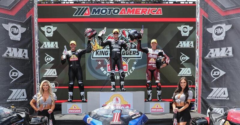 MotoAmerica King of The Baggers: a Road Atlanta vince Kyle Wyman, McWilliams quarto