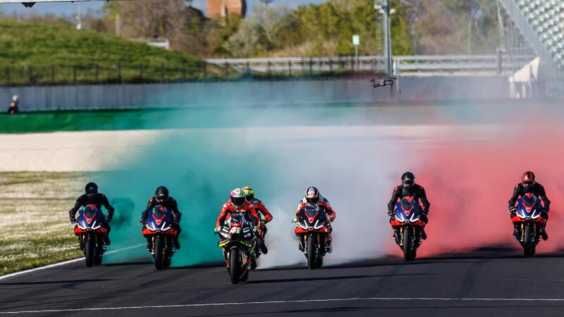 Aprilia All Stars, l&#039;evento a Misano con i campioni. In palio una Tuono 660