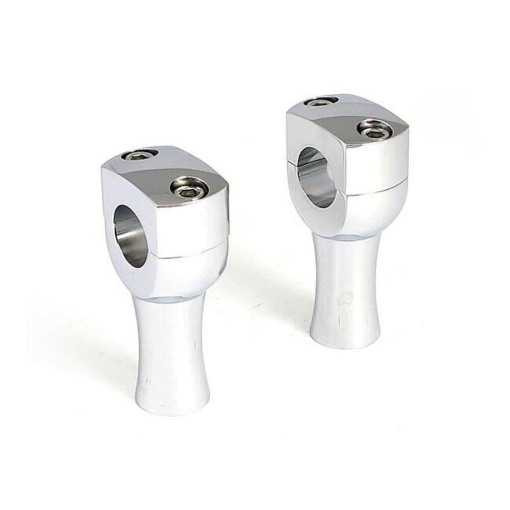 Riser Dighton Alu Domed alti 3’’, cromati, Per man 