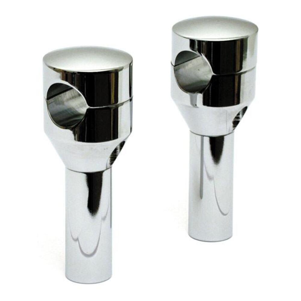 Riser con viti nascoste alti 4’’, cromati, Per man 