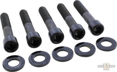 Kit viti puleggia nere lucide a brugola per Dyna d 