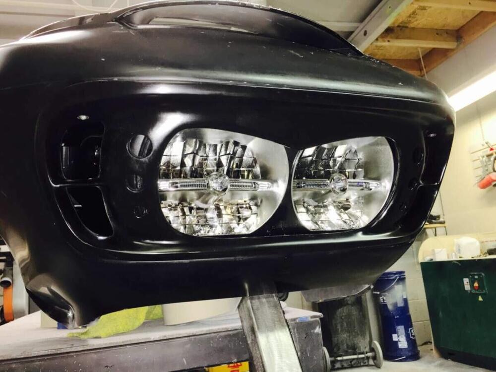 Cornice faro anteriore Dirty Bird modello Trololo 