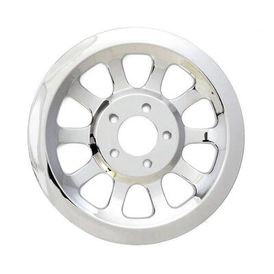 Copertura puleggia 66 denti cromata per Softail da 