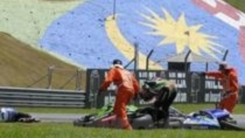 SBK. GP di Sepang, &egrave; successo anche questo