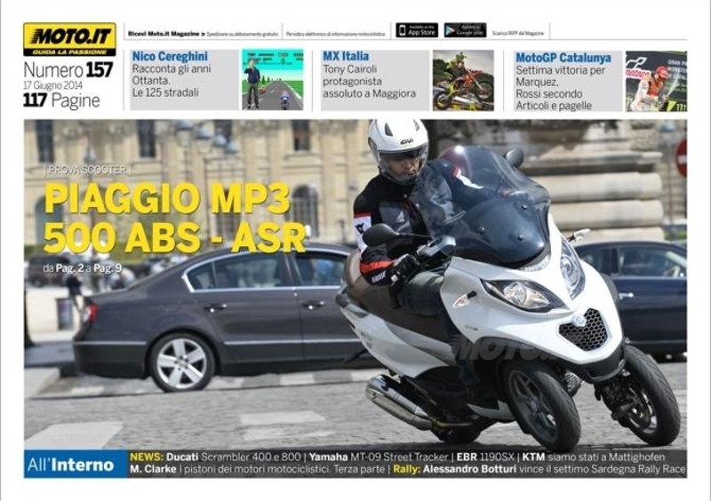 Magazine n&deg;157, scarica e leggi il meglio di Moto.it