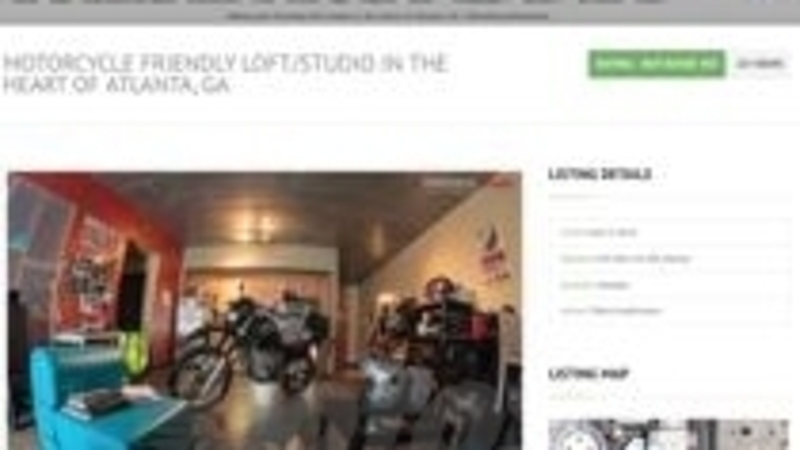 USA. &quot;MotoStays&quot;: divani per motociclisti e moto