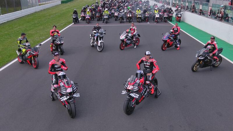 Aprilia All Stars: in 10000 a Misano per festeggiare