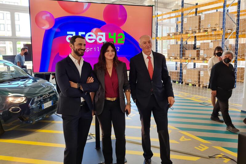 da sinistra Filippo e Tatiana Rizzante, rispettivamente CTO e CEO di Reply