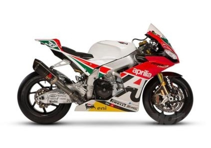 Aprilia, a Misano le RSV4 in livrea celebrativa