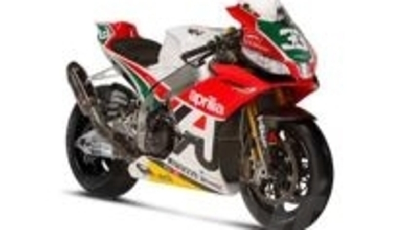 Aprilia, a Misano le RSV4 in livrea celebrativa