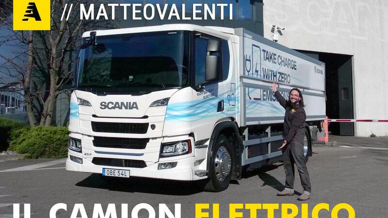 Come si guida un camion elettrico? I segreti dello Scania P25 BEV [Video]