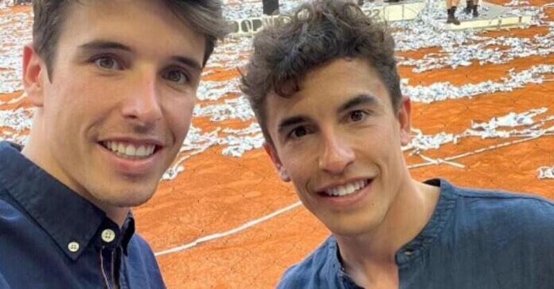 MotoGP 2022. Marc Marquez si d&agrave; al... tennis: &quot;Che animale Alcaraz!&quot;