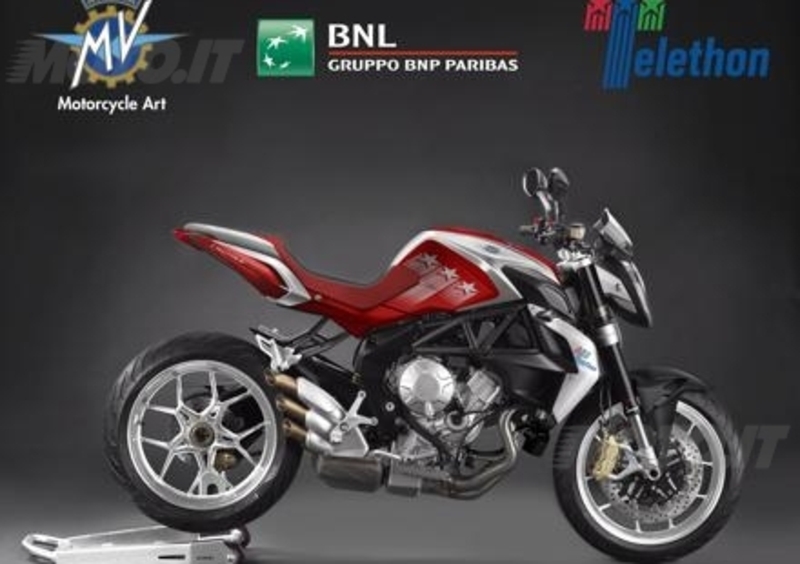 MV Agusta Brutale 800 in asta per Telethon