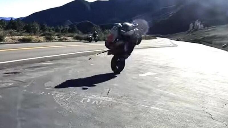 Quando il bunny hop con la Suzuki GSXR1000 finisce malissimo [VIDEO VIRALE]