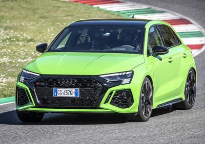 Audi RS3 2022: al Mugello con le Pirelli PZero Trofeo R [VIDEO]