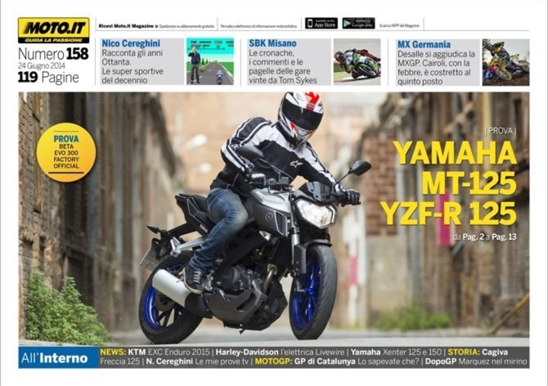 Magazine n&deg;158, scarica e leggi il meglio di Moto.it