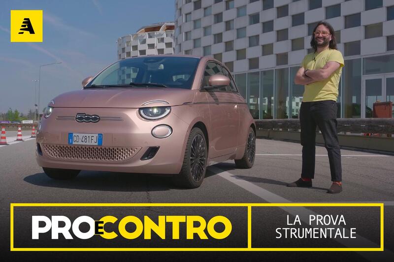 Fiat 500e 3+1 elettrica, PRO e CONTRO | La pagella e tutti i numeri della prova strumentale [Video]