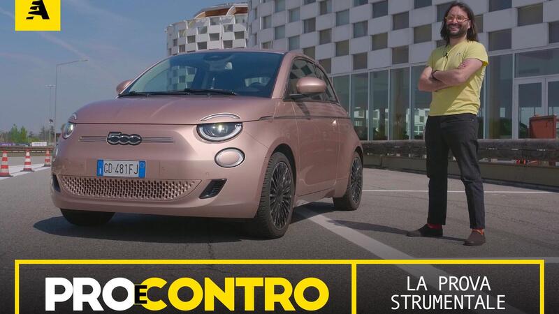 Fiat 500e 3+1 elettrica, PRO e CONTRO | La pagella e tutti i numeri della prova strumentale [Video]