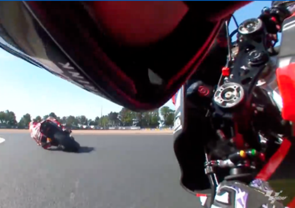 [VIDEO] La shoulder cam per la MotoGP di Le Mans &egrave; la cosa pi&ugrave; bella che vedrete oggi