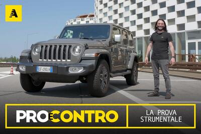 Jeep Wrangler 4xe, PRO e CONTRO | La pagella e tutti i numeri della prova strumentale [Video]