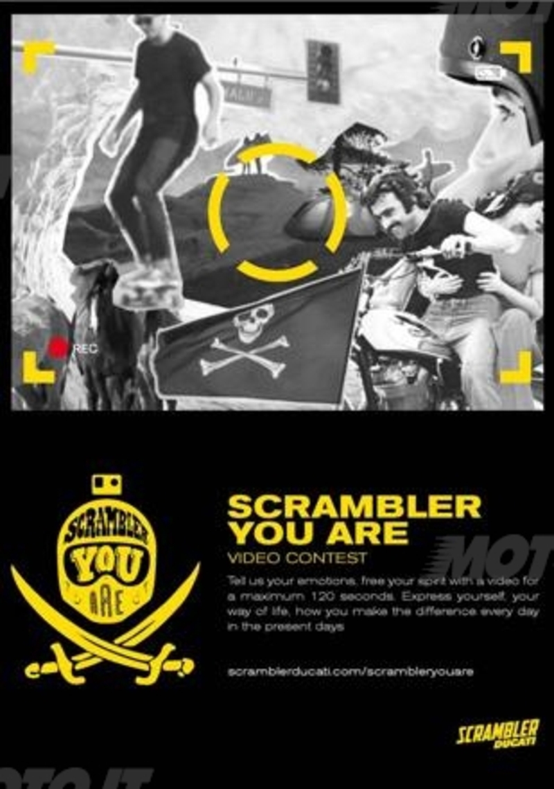 Ducati &ldquo;Scrambler You Are&rdquo;. E la moto &egrave; quasi svelata!