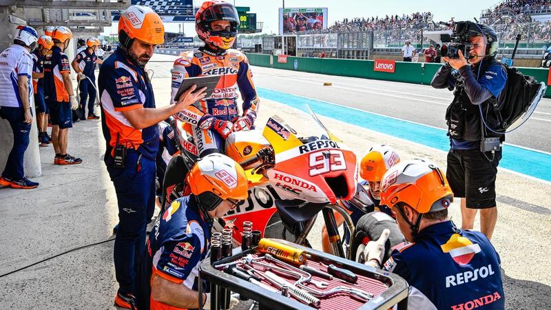 MotoGP 2022. GP di Francia a Le Mans, Marc Marquez: &ldquo;Nel box abbiamo finito le idee&rdquo;