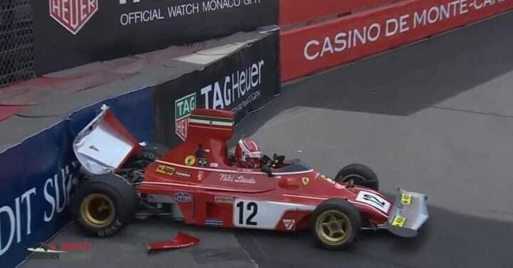 Leclerc, il video dell&#039;incidente a Monaco sulla Ferrari di Lauda: cos&#039;&egrave; successo e che cos&rsquo;&egrave; &quot;la maledizione di Montecarlo&quot; 