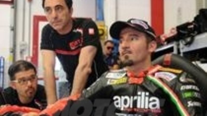 Biaggi, test Aprilia al Mugello: &quot;Il mio obiettivo &egrave; aiutare Aprilia nello sviluppo&quot;