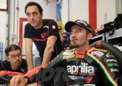 Biaggi, test Aprilia al Mugello: Il mio obiettivo è aiutare Aprilia nello sviluppo