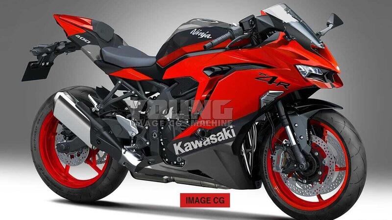 Kawasaki ZX-4R. L&#039;attesa, nuova, quattro cilindri