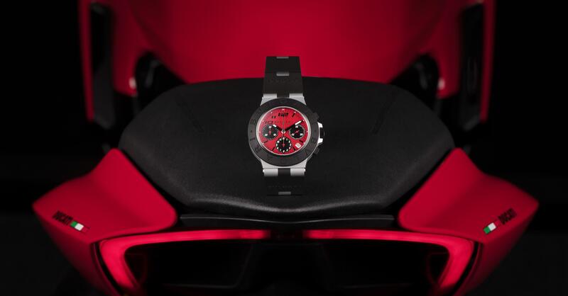 Bulgari x Ducati: una serie limitata di mille pezzi del cronografo Aluminium SE