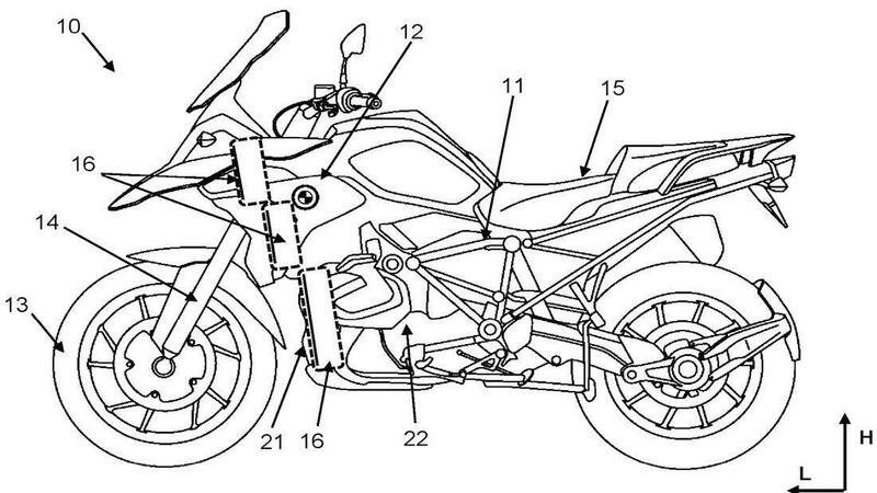 BMW al lavoro sull&#039;aerodinamica adattiva per le moto