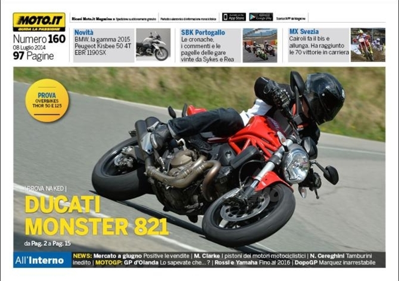 Magazine n&deg;160, scarica e leggi il meglio di Moto.it