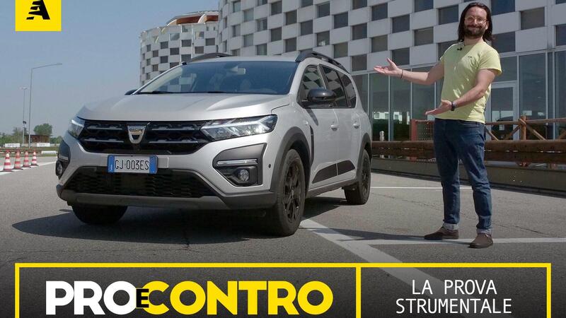 Dacia Jogger GPL, PRO e CONTRO | La pagella e tutti i numeri della prova strumentale [Video]