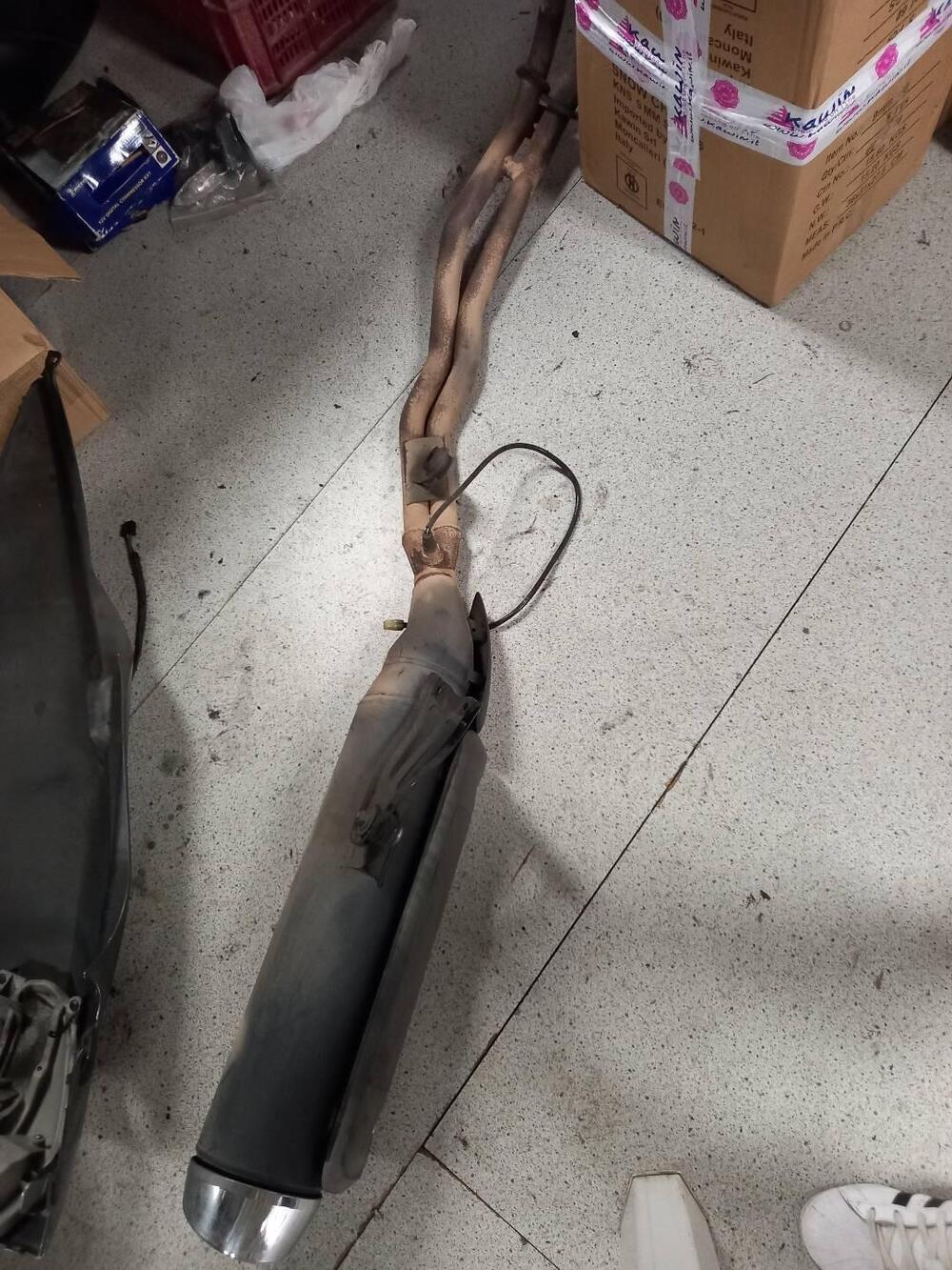 Scarico marmitta Burgman 650 2006 2011 Suzuki (3)