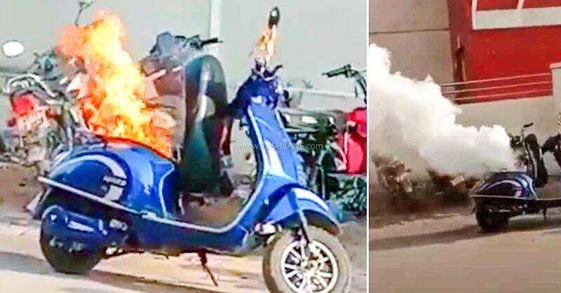 India. Scooter in fiamme, le indagini portano a risultati shoccanti