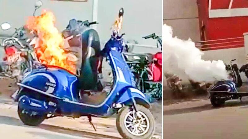 India. Scooter in fiamme, le indagini portano a risultati shoccanti