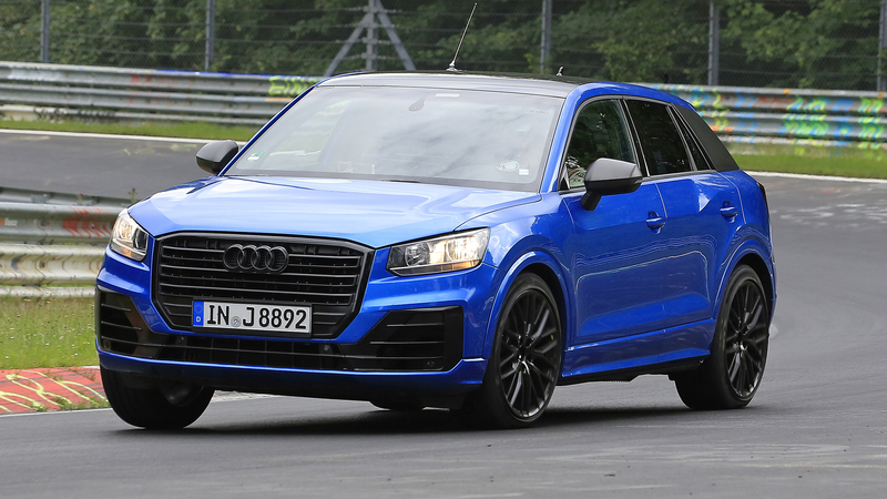 Audi SQ2: prime foto spy dal Nurburgring