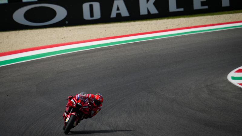 MotoGP 2022. GP d&#039;Italia al Mugello, Pecco Bagnaia: &ldquo;Incredibile quanto pieghiamo alla Bucine&rdquo;