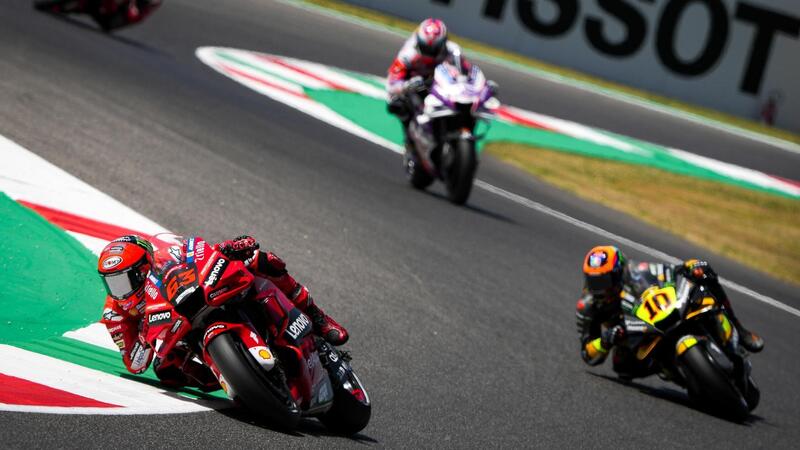 MotoGP 2022. GP d&#039;Italia al Mugello, nelle Fp3 Pecco Bagnaia primo, dominio Ducati!