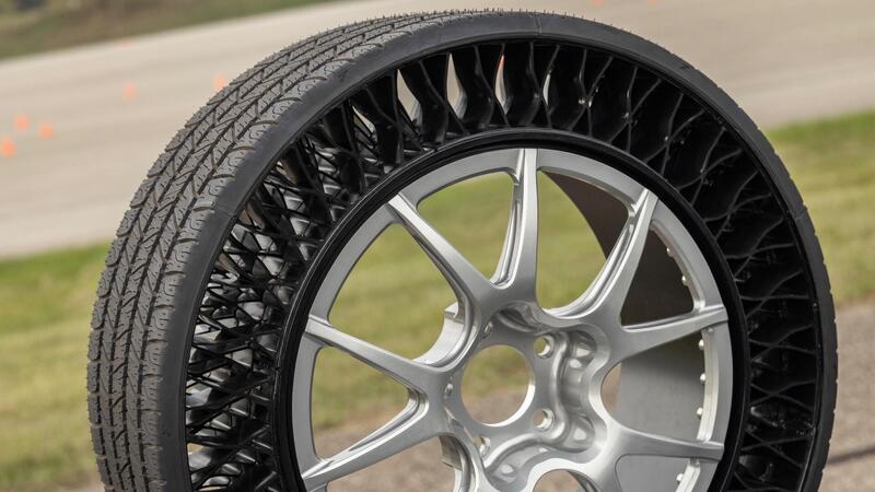 Goodyear sta sviluppando pneumatici senza aria