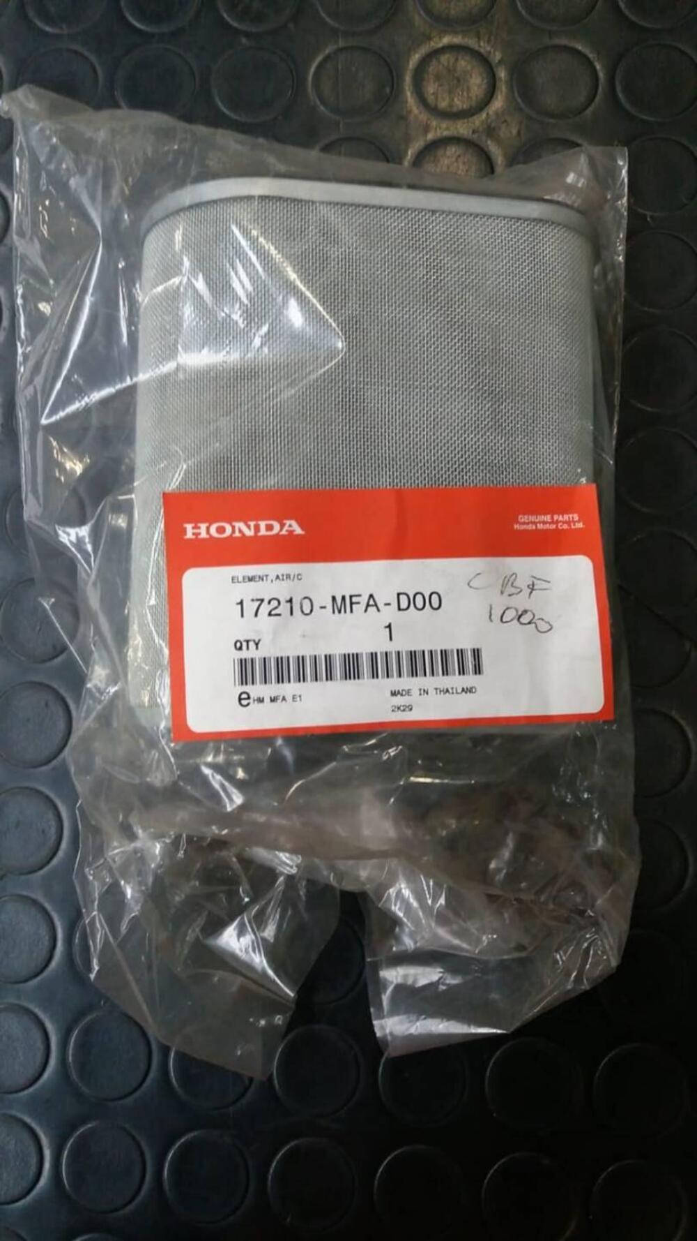 FILTRO ARIA HONDA CBF 1000 17210-MFA.D00