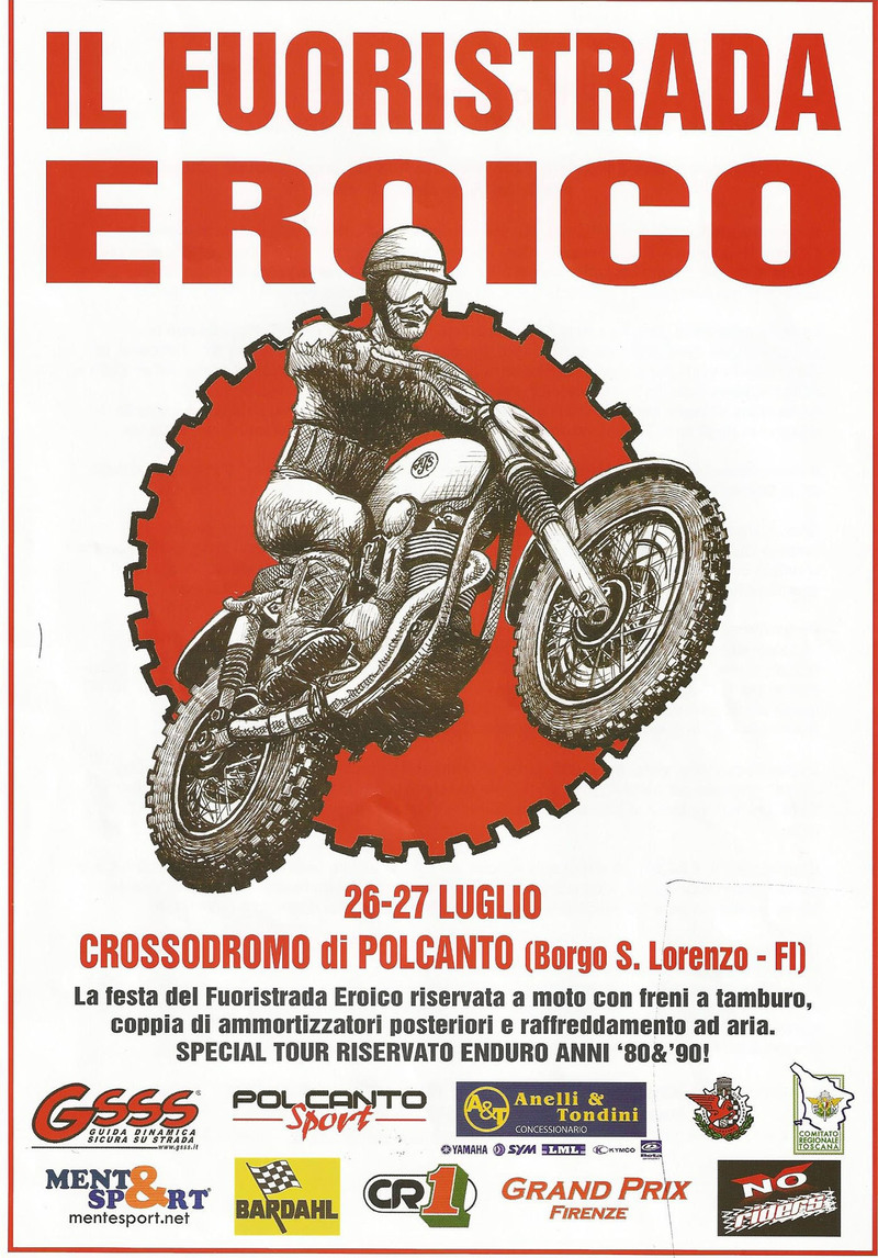 Il fuoristrada eroico, il 26 e 27 luglio al Crossodromo di Polcanto a Firenze