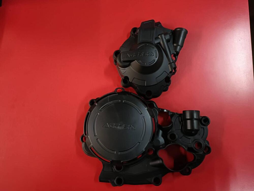 COPPIA PROTEZIONI CARTER ACERBIS X-POWER HONDA CRF (2)