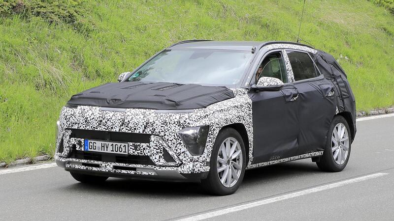 Nuova Hyundai Kona, le foto spia