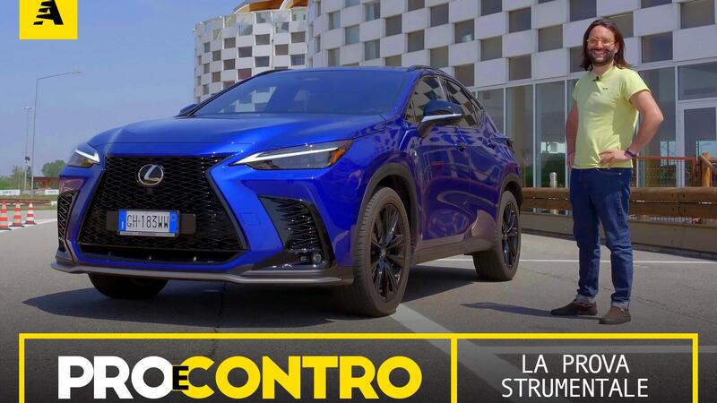 Nuova Lexus NX 2022, PRO e CONTRO | La pagella e tutti i numeri della prova strumentale [Video]