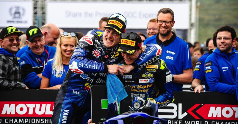 SBK 2022. GP d&#039;Italia, in Supersport che lotta tra Dominique Aegerter, Lorenzo Baldassarri e Nicol&ograve; Bulega!