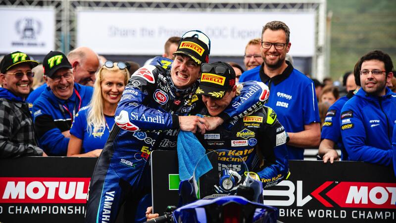 SBK 2022. GP d&#039;Italia, in Supersport che lotta tra Dominique Aegerter, Lorenzo Baldassarri e Nicol&ograve; Bulega!